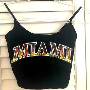 Seamless Crop Top With Custom Graphic